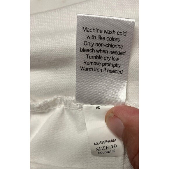 Sonoma Maternity NWOT White Pull on High Elastic Waist Pants Size 10 - Picture 4 of 7